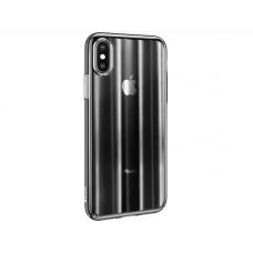 Черный пластиковый чехол Baseus Aurora Case для iPhone X/Xs