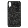 Чехол для iPhone X/Xs Marble Case Black (Черный)