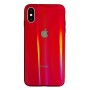 Чехол для iPhone X/Xs Glass Polaris Logo Red