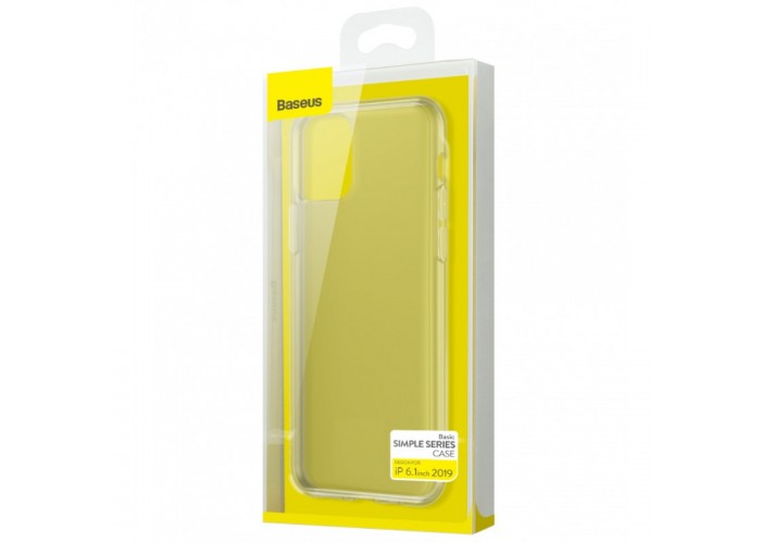 Силиконовый чехол Baseus Simple Case для iPhone 11 прозрачный