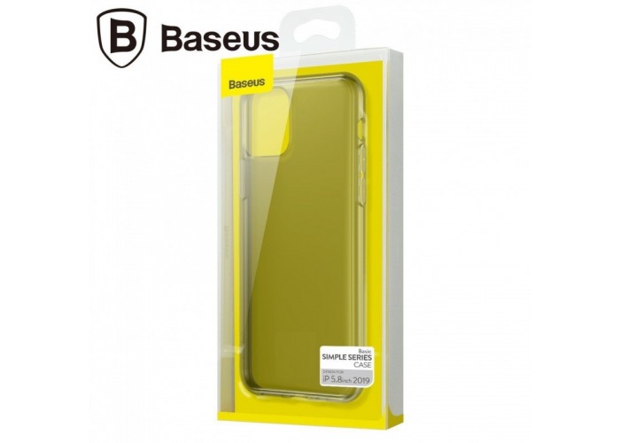 Силиконовый чехол Baseus Simple Case для iPhone 11 прозрачный
