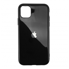 Чехол для iPhone 11 Glass Logo Case Black (Черный)