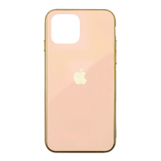 Чехол для iPhone 11 Glass Logo Case Gold (Золотистый)
