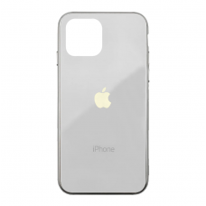Чехол для iPhone 11 Glass Logo Case White (Белый)
