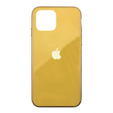 Чехол для iPhone 11 Glass Logo Case Yellow (Желтый)