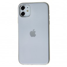 Чехол для iPhone 11 Silicone Logo Case White (Белый)