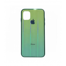 Чехол для iPhone 11 Glass Shine Green