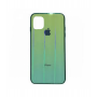 Чехол для iPhone 11 Glass Shine Green