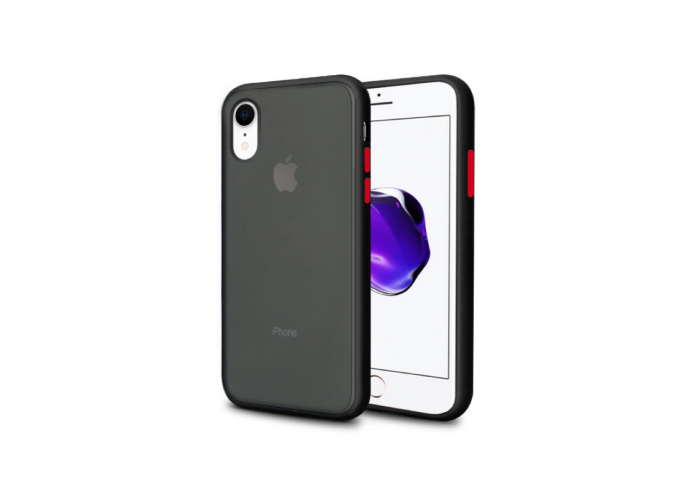 Чехол Сucoloris для iPhone Xr Black Red