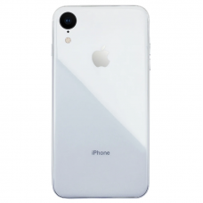 Silicone Logo Case для iPhone Xr White
