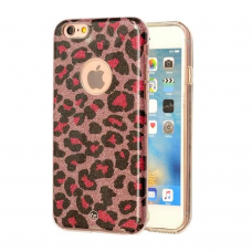 Чехол iPhone 7/8 Fshang Rose Leopard Pink