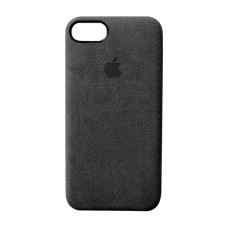 Премиум чехол Alcantara Case Full Black (Черный) для iPhone 7/8