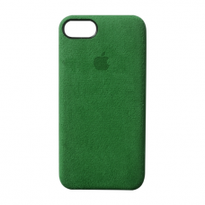 Премиум чехол Alcantara Case Full Green (Зеленый) для iPhone 7/8
