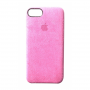 Премиум чехол Alcantara Case Full Light Pink (Светло-Розовый) для iPhone 7/8