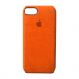 Премиум чехол Alcantara Case Full Orange (Оранжевый) для iPhone 7/8