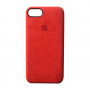 Премиум чехол Alcantara Case Full Red (Красный) для iPhone 7/8