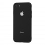 Чехол для iPhone 7/8 Glass Pastel Color Logo Black