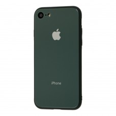 Чехол для iPhone 7/8 Glass Pastel Color Logo Forest Green