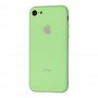 Чехол для iPhone 7/8 Glass Pastel Color Logo Mint