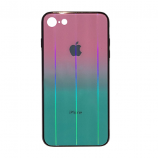 Чехол для iPhone 7/8 Glass Shine Pink