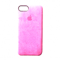 Стильный чехол Alcantara Full Cover для Light Pink для iPhone 7 Plus/8 Plus