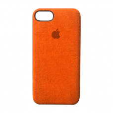 Стильный чехол Alcantara Full Cover для Orange для iPhone 7 Plus/8 Plus
