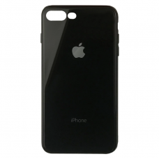 Чехол для iPhone 7 Plus/8 Plus Glass Logo Case Black