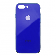 Чехол для iPhone 7 Plus/8 Plus Glass Logo Case Blue
