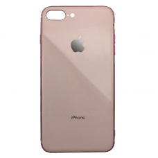 Чехол для iPhone 7 Plus/8 Plus Glass Logo Case Rose Gold