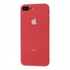 Чехол для iPhone 7 Plus/8 Plus Glass Pastel Color Logo Camelia