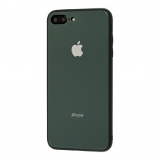 Чехол для iPhone 7 Plus/8 Plus Glass Pastel Color Logo Forest Green