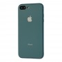 Чехол для iPhone 7 Plus/8 Plus Glass Pastel Color Logo Pine Green