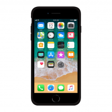 Силиконовый чехол Apple Silicone Case Black для iPhone 6/6s с закрытым низом