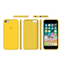 Силиконовый чехол Apple Silicone Case Canary Yellow для iPhone 6/6s с закрытым низом