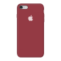 Силиконовый чехол Apple Silicone Case Deep Red для iPhone 6/6s с закрытым низом