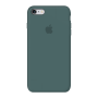 Силиконовый чехол Apple Silicone Case Pine Green для iPhone 6/6s с закрытым низом