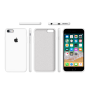 Силиконовый чехол Apple Silicone Case White для iPhone 6/6s с закрытым низом