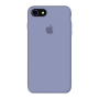 Силиконовый чехол Apple Silicone Case Lavander Gray для iPhone 7/8 с закрытым низом