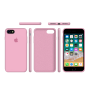 Силиконовый чехол Apple Silicone Case Pink для iPhone 7/8 с закрытым низом