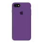 Силиконовый чехол Apple Silicone Case Purple для iPhone 7/8 с закрытым низом