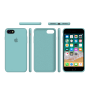 Силиконовый чехол Apple Silicone Case Sea Blue для iPhone 7/8 с закрытым низом