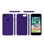 Силиконовый чехол Apple Silicone Case Ultra Violet для iPhone 7/8 с закрытым низом