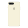 Силиконовый чехол Apple Silicone Case Antique White для iPhone 7 Plus /8 Plus с закрытым низом