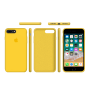Силиконовый чехол Apple Silicone Case Canary Yellow для iPhone 7 Plus /8 Plus с закрытым низом