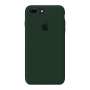 Силиконовый чехол Apple Silicone Case Forest Green для iPhone 7 Plus /8 Plus с закрытым низом