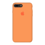 Силиконовый чехол Apple Silicone Case Papaya для iPhone 7 Plus /8 Plus с закрытым низом