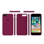 Силиконовый чехол Apple Silicone Case Rose Red для iPhone 7 Plus /8 Plus с закрытым низом
