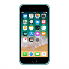 Силиконовый чехол Apple Silicone Case Sea Blue для iPhone 7 Plus /8 Plus с закрытым низом