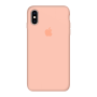 Силиконовый чехол Apple Silicone Case Grapefruit для iPhone X/Xs с закрытым низом