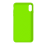 Силиконовый чехол Apple Silicone Case Juicy Green для iPhone X/Xs с закрытым низом